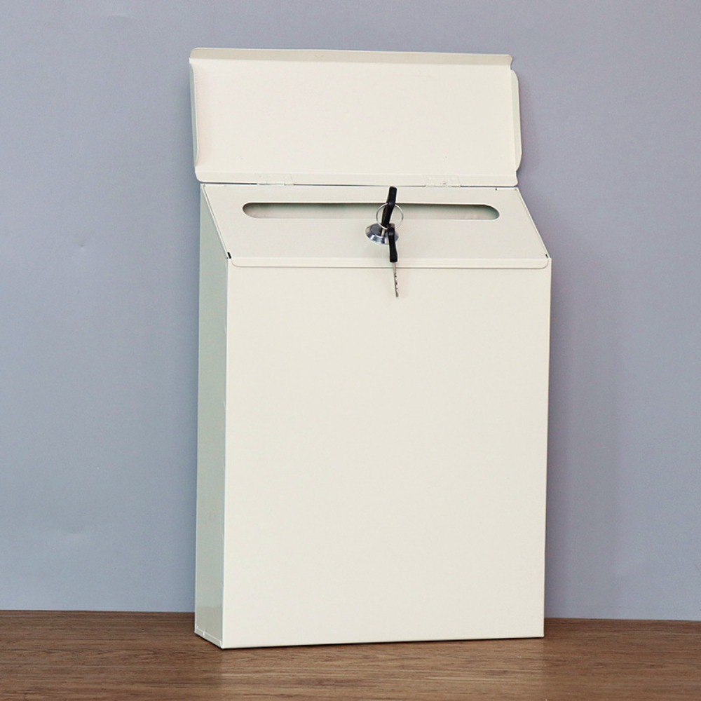 Locker Storage Metal - กล่องจดหมายเหล็กแบบล็อคได้กล่องเก็บจดหมายทรงลูกบาศก์กล่องหนังสือพิมพ์แบบแข็งสำหรับบ้าน