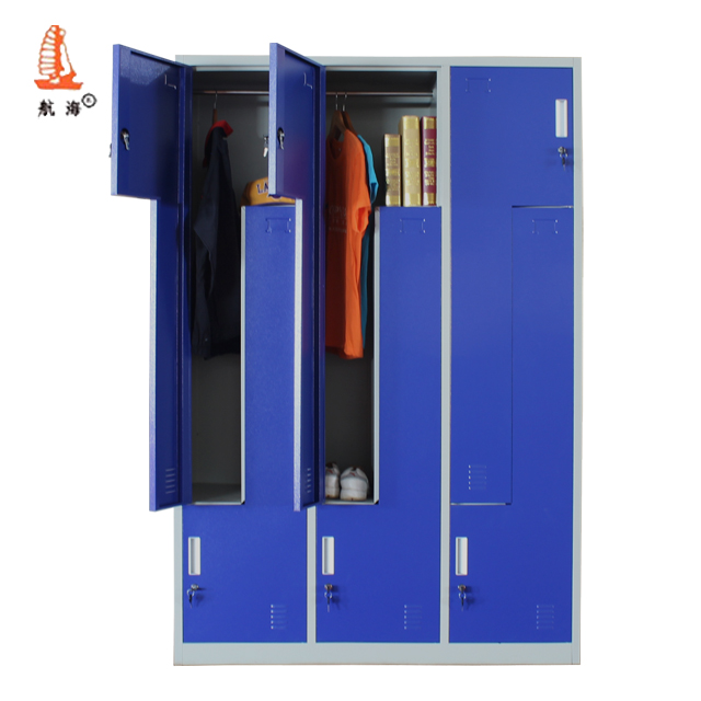Locker Storage Metal - ตู้ล็อกเกอร์ฟิตเนสแบบโมดูลาร์, ตู้ล็อกเกอร์ห้องออกกำลังกายที่บ้านแบบโมเดิร์น VIP แบบโมดูลาร์ 6 ช่อง