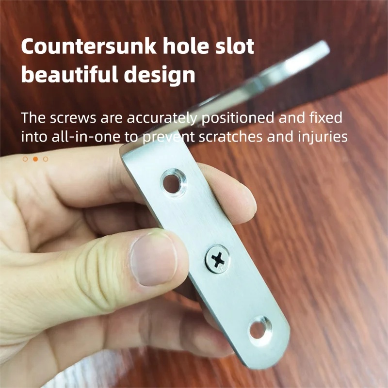 Office Furniture Hardware - ขาเหล็กฉาก 90 องศา สแตนเลสทนทาน - โค้ดมุมรูปตัว