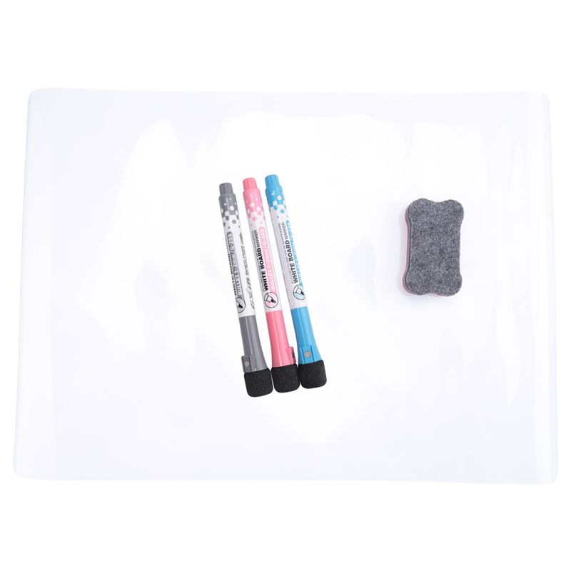 Magnetic Whiteboard Calendar - 1 เมษายน ปฏิทินไวท์บอร์ดแบบแม่เหล็กสำหรับติดตู้เย็น พร้อมปากกา 3 ด้าม