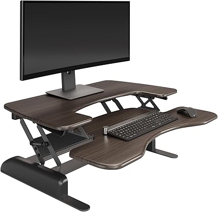 Office Furniture Plus - Desk Pro Plus 36, ตัวแปลงจอภาพคู่แบบตั้งโต๊ะ, แท่นวางปรับระดับได้,