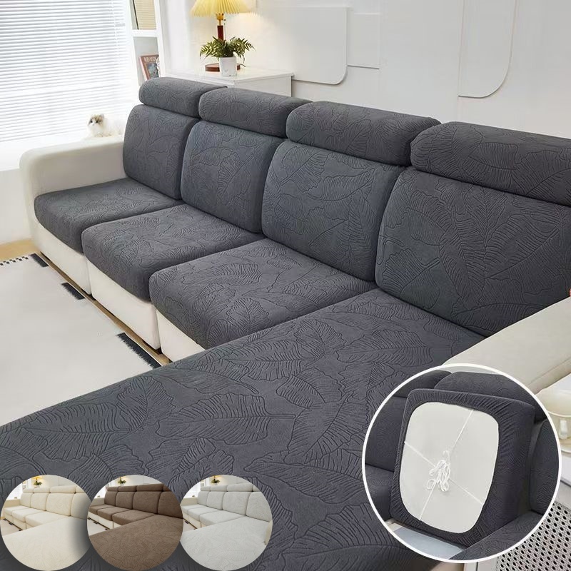 Office Furniture Plus - 1PC Full Coverage โซฟาเบาะรองนั่งสามที่นั่ง Chaise Lounge