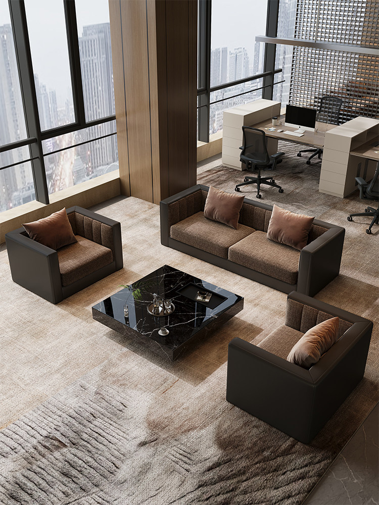 Office Furniture For Sale - # โซฟาแถวตรงสำหรับการประชุมธุรกิจ พื้นที่นั่งพักผ่อน บริเวณต้อนรับ สำนักงานหรูหรา สำนักงานขาย