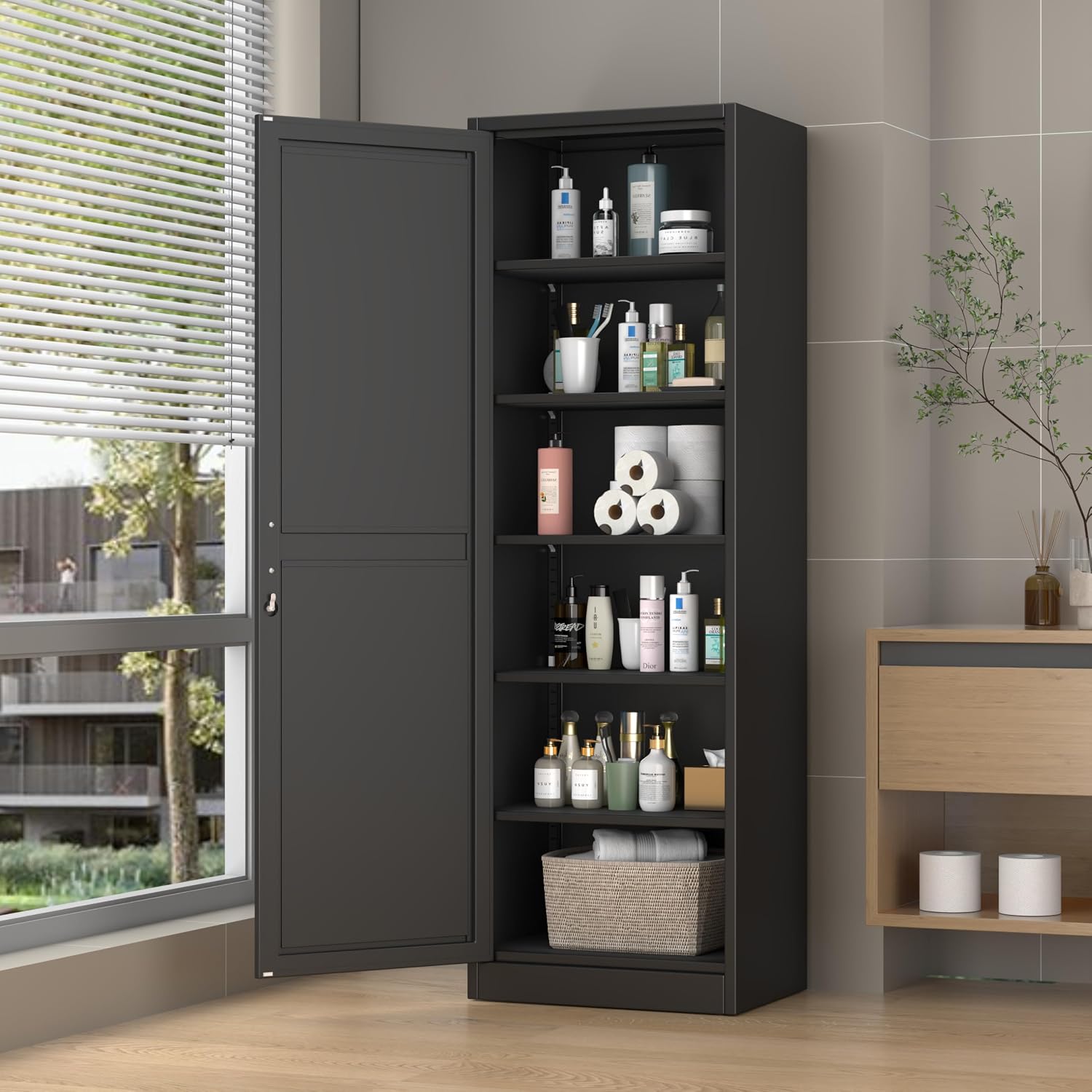 ตู้เก็บของโลหะทรงสูง 67 นิ้ว พ - Locker Storage Metal บทวิจารณ์และราคา