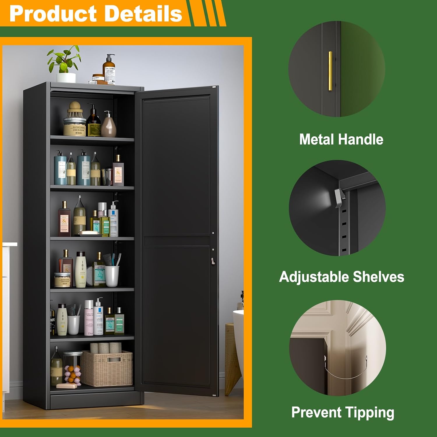 ตู้เก็บของโลหะทรงสูง 67 นิ้ว พ - Locker Storage Metal บทวิจารณ์และราคา