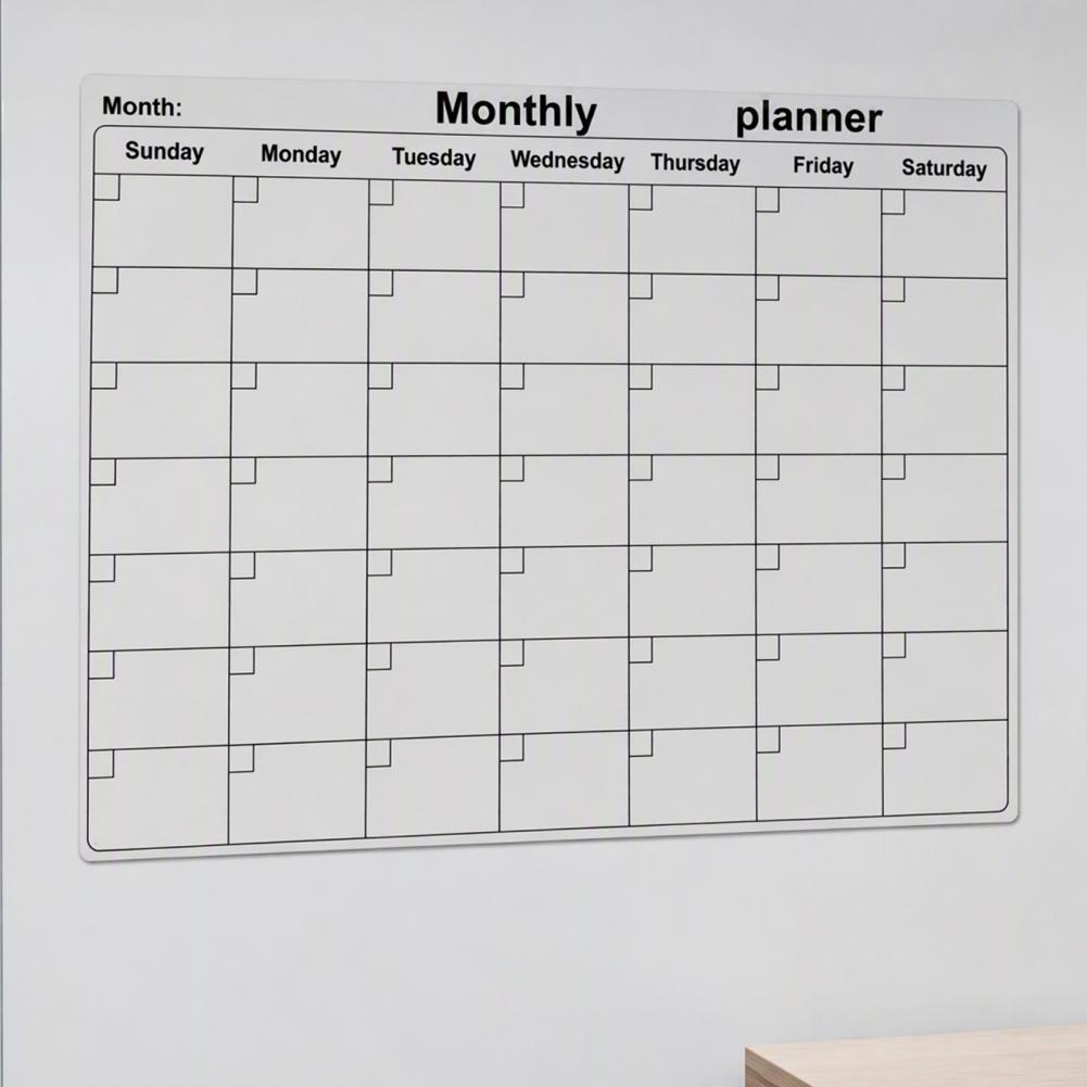 ปฏิทินแม่เหล็กแบบลบได้สำหรับติ - Magnetic Whiteboard Calendar บทวิจารณ์และราคา