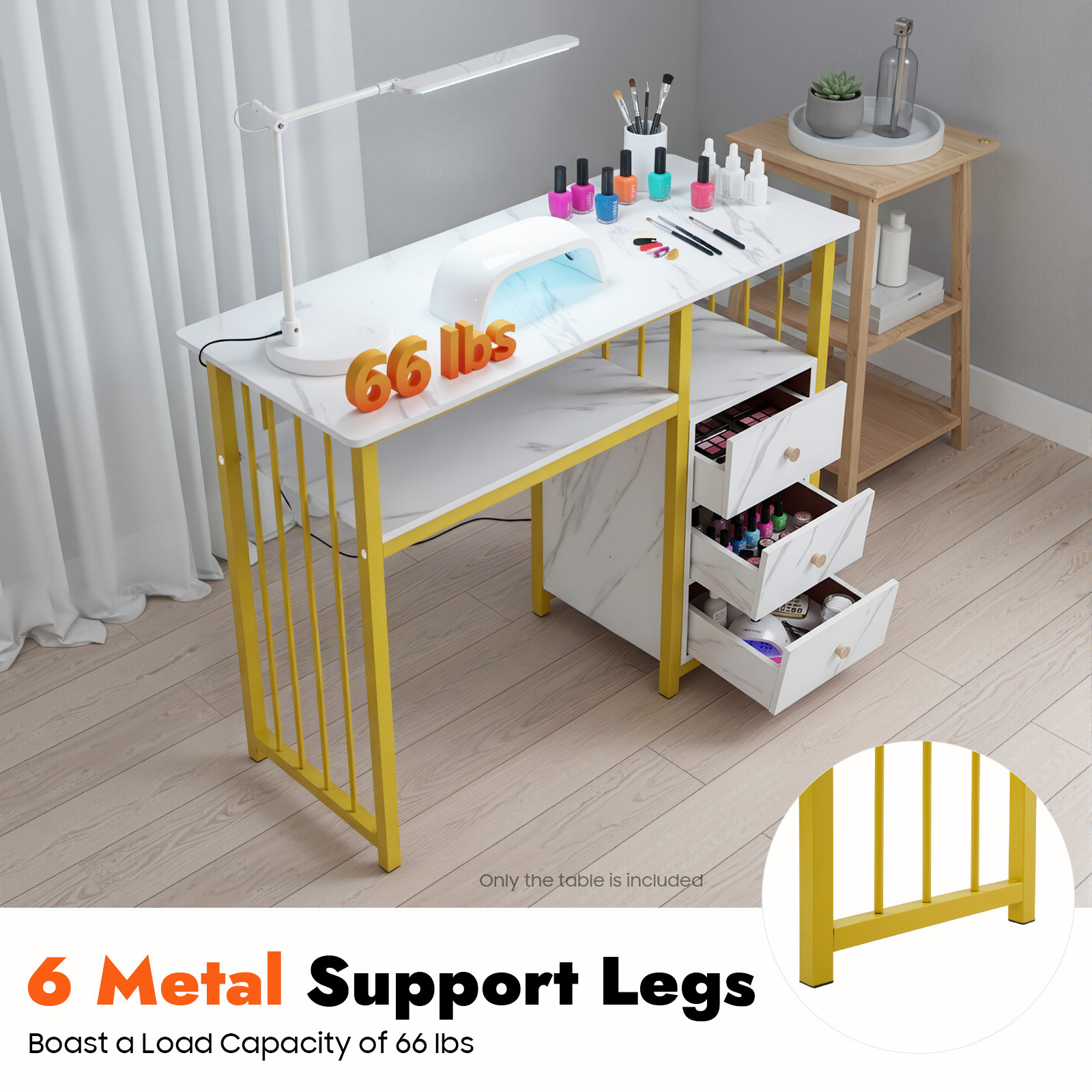 โต๊ะทำเล็บลายหินอ่อน ขนาด 100* - Office Furniture For Sale บทวิจารณ์และราคา