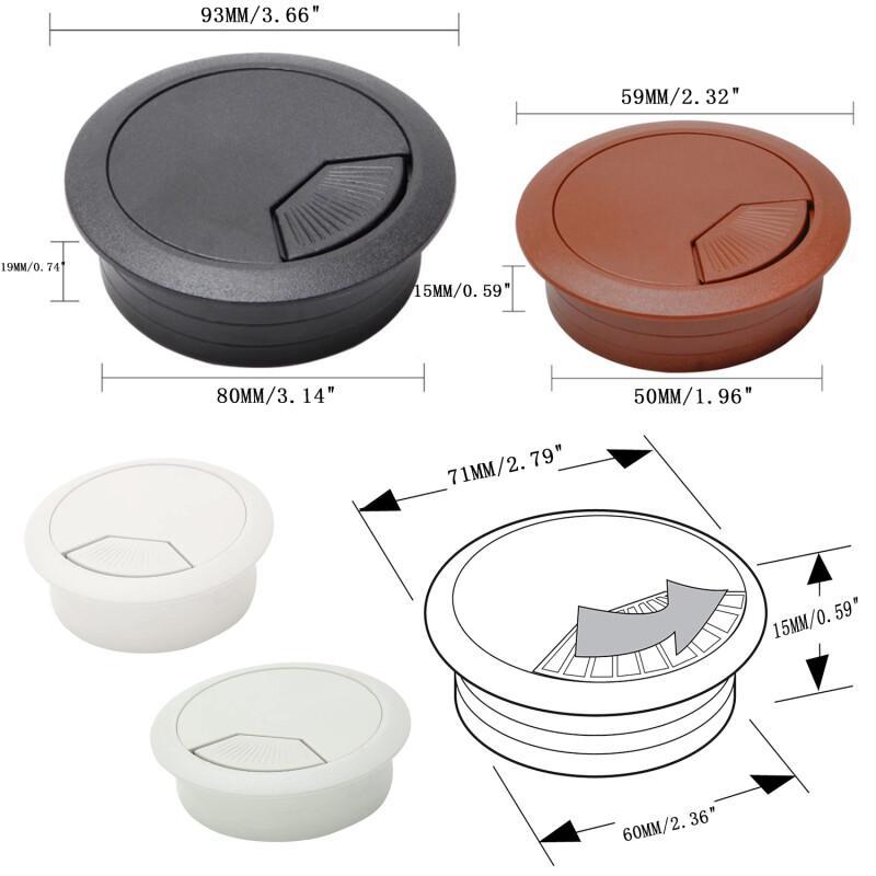 ฝาครอบรูสายเคเบิล 1 ชิ้น ตัวร้ - Office Furniture Layout บทวิจารณ์และราคา