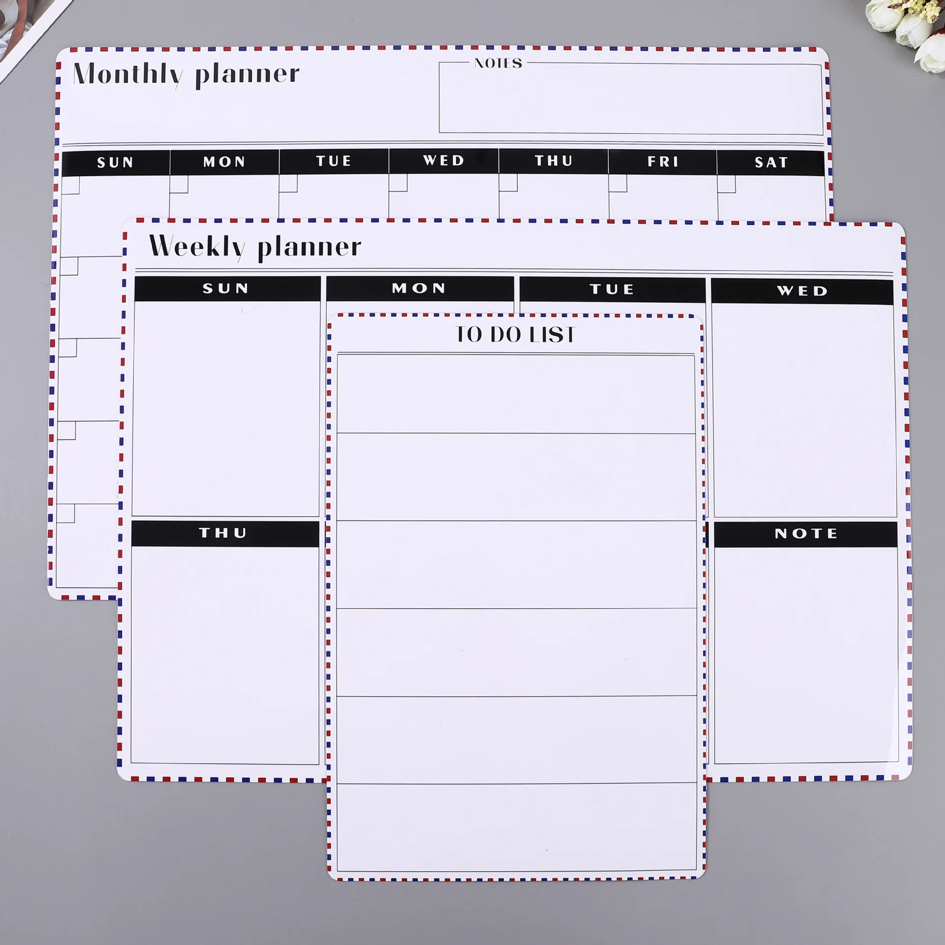 สติกเกอร์แม่เหล็กติดตู้เย็น ปฏ - Magnetic Whiteboard Calendar บทวิจารณ์และราคา