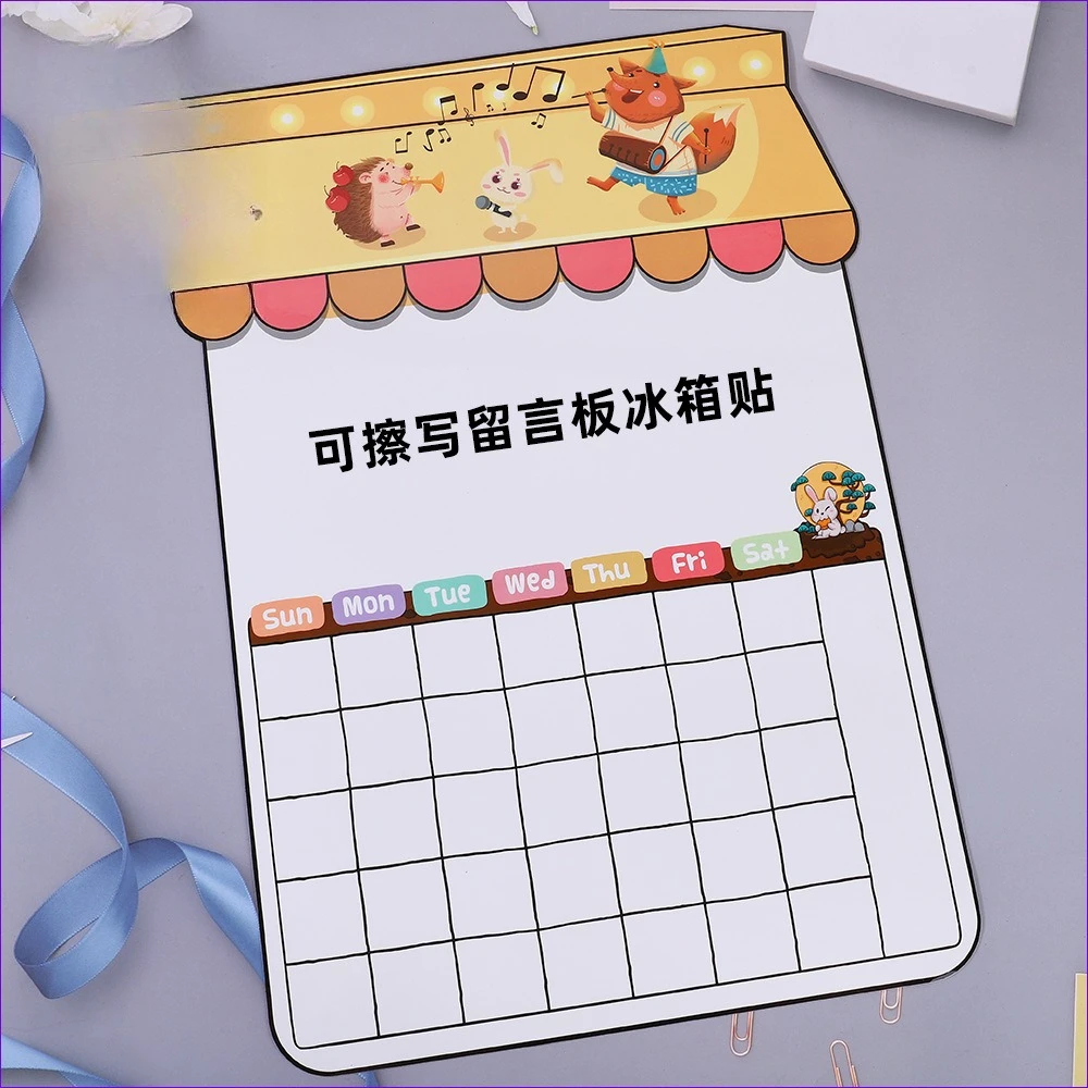 สติกเกอร์แม่เหล็กติดตู้เย็น ปฏ - Magnetic Whiteboard Calendar บทวิจารณ์และราคา