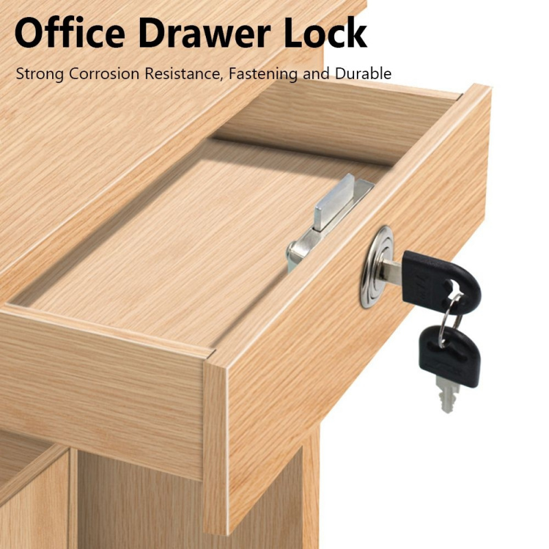 ล็อคลิ้นชักกันขโมยโลหะผสมสังกะ - Office Furniture Hardware บทวิจารณ์และราคา