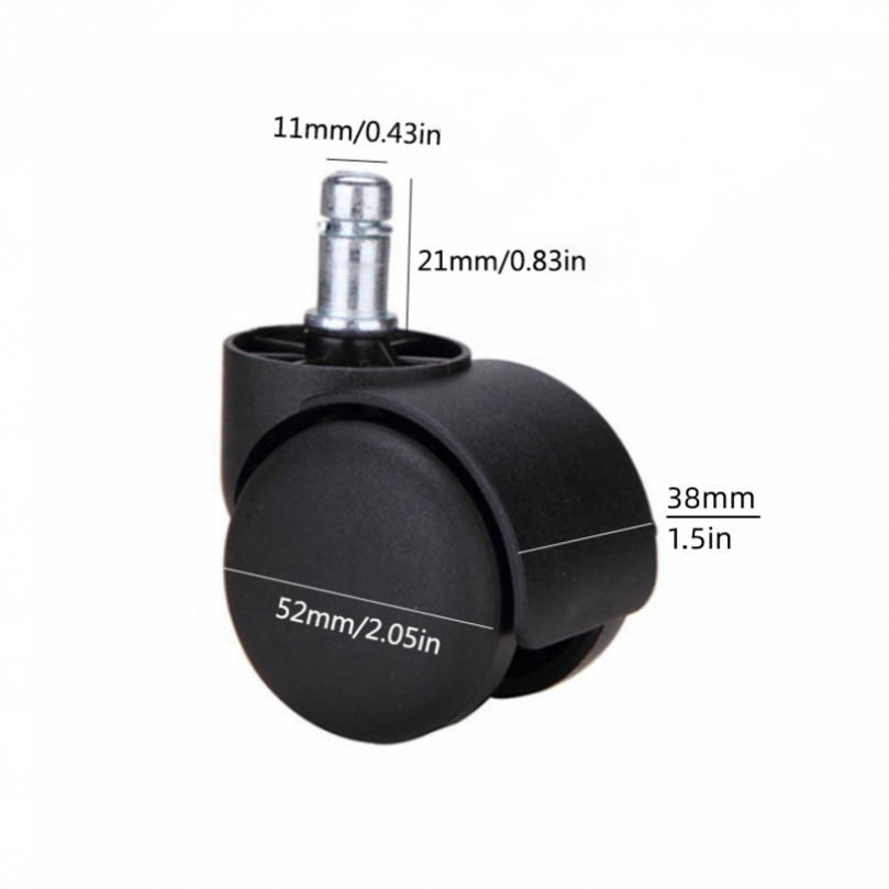 1/2Pcs เก้าอี้ล้อเฟอร์นิเจอร์ล - Office Furniture Hardware บทวิจารณ์และราคา