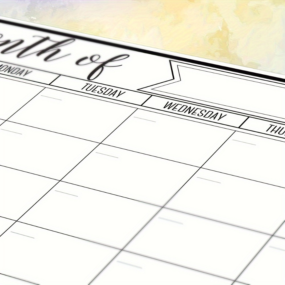 ปฏิทินแม่เหล็กแบบลบได้ 1 ชิ้น  - Magnetic Whiteboard Calendar บทวิจารณ์และราคา