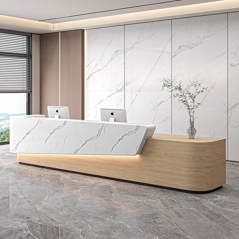 เคาน์เตอร์ต้อนรับสไตล์นอร์ดิก  - Office Furniture For Sale บทวิจารณ์และราคา