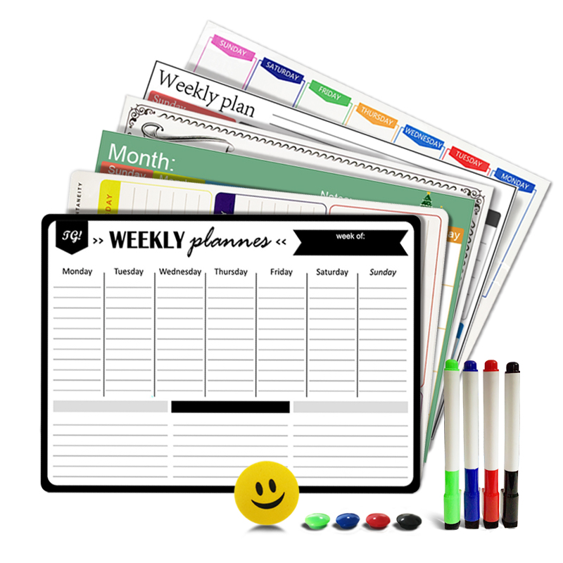 A3 แม่เหล็กรายสัปดาห์และรายเดื - Magnetic Whiteboard Calendar บทวิจารณ์และราคา