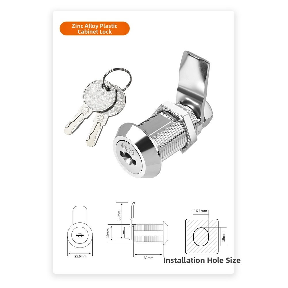 ตัวล็อคประตูตู้ทำจากโลหะผสมสัง - Locker Storage Metal บทวิจารณ์และราคา