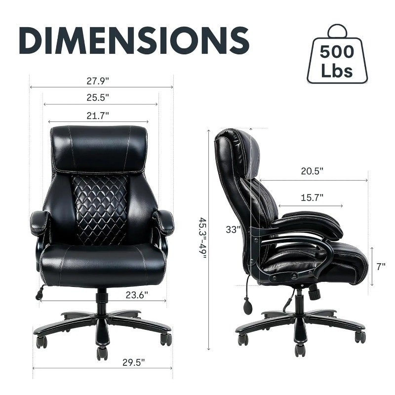 เก้าอี้สำนักงานพนักพิงสูงขนาดใ - Office Furniture Plus บทวิจารณ์และราคา