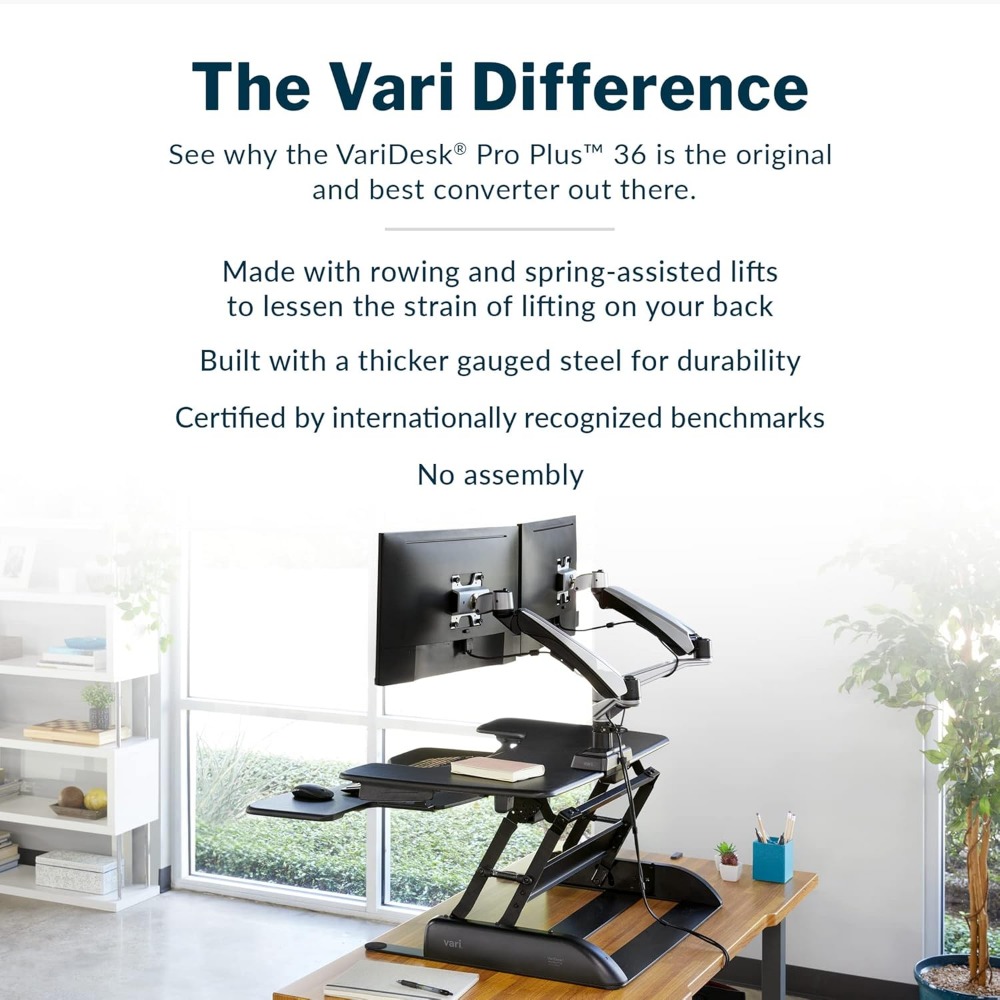 Desk Pro Plus 36, ตัวแปลงจอภาพ - Office Furniture Plus บทวิจารณ์และราคา