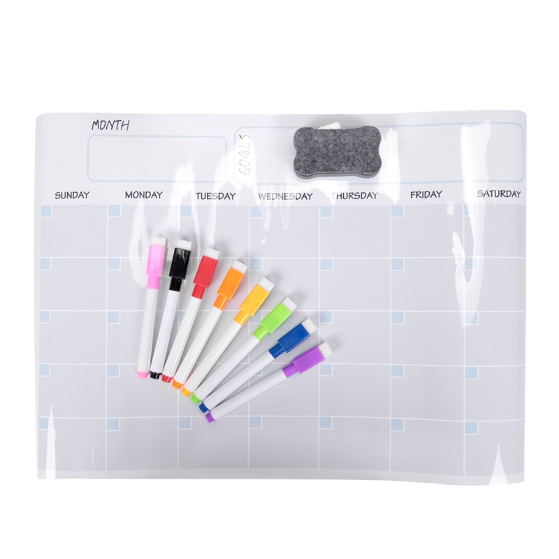 ชุดปฏิทินไวท์บอร์ดแม่เหล็ก A3  - Magnetic Whiteboard Calendar บทวิจารณ์และราคา
